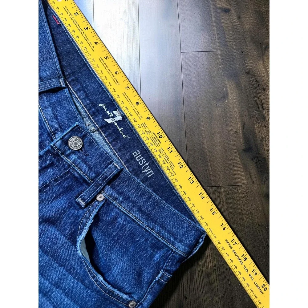 7 For All Mankind Austyn Jeans Mens 31 Blue Relaxed Straight Leg Denim Y2K Vibe